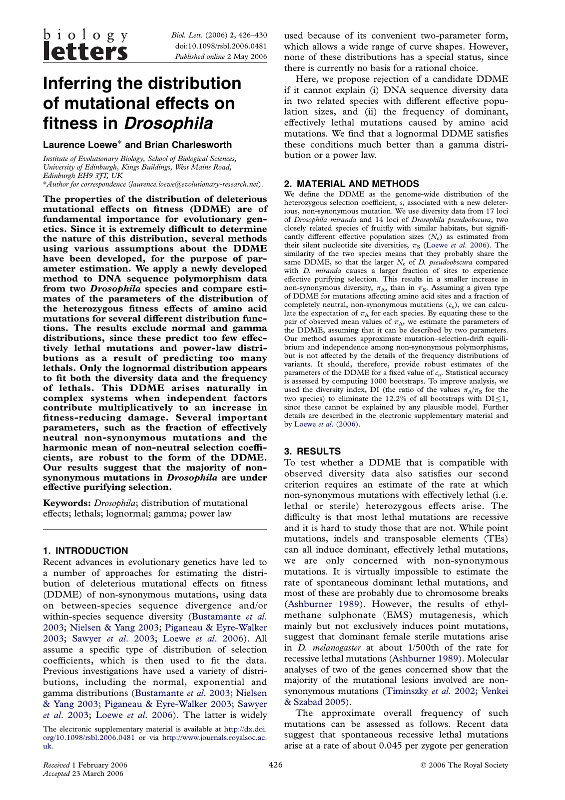 loewe-charlesworth-2006-study-lognormal-deleterious-mutational-effects-fitness-6page.pdf